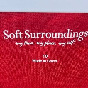 Soft Surroundings Scarletta Ponte dress, fit-and-flare silhouette size 10